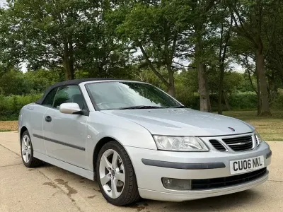 Used Saab 9-3 Vector 147 HP (108 kW) 2006 Silver Cabriolet