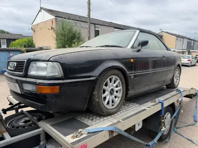 Used Audi Cabriolet 150 HP (110 kW) 1995 Blue Cabriolet