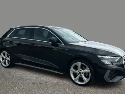 Used Audi A3 Sportback S-Line 150 HP (110 kW) 2023 Black Hatchback