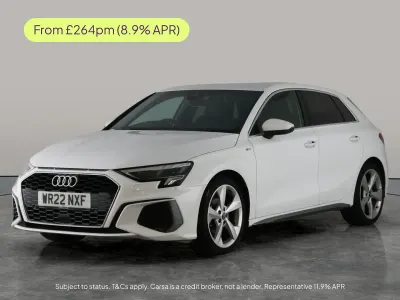 Used Audi A3 Sportback S-Line 110 HP (80 kW) 2022 White Hatchback