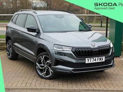 Used Skoda Karoq SportLine 150 HP (110 kW) 2024 Grey SUV