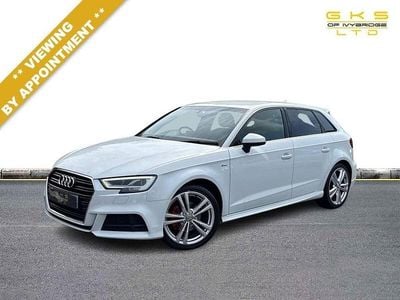 Used Audi A3 S-Line 150 HP (110 kW) 2017 White Hatchback