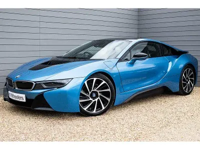 Used BMW i8 Performance 362 HP (266 kW) 2015 Blue Coupe