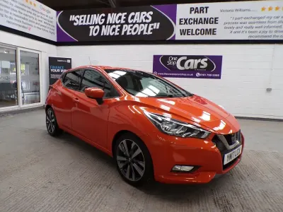 Usado Nissan Micra Tekna 90 HP (66 kW) 2017 Laranja Citadino