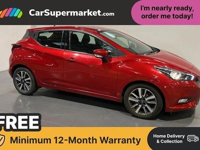 Used Nissan Micra Acenta Limited Edition 71 HP (52 kW) 2018 Red Hatchback