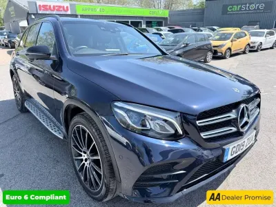 Used Mercedes GLC250 Premium Plus 211 HP (155 kW) 2019 Blue SUV