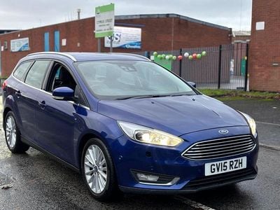 Blue Used 2015 Ford Focus Titanium X Estate | £5,990