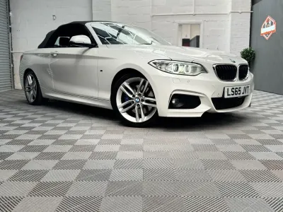Used BMW 220 M Sport 2015 White Cabriolet