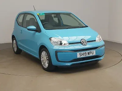 Used VW up! move up! 60 HP (44 kW) 2019 Blue Hatchback