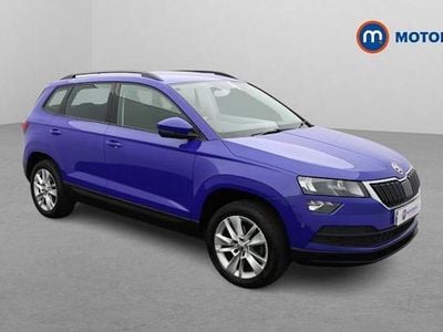 Used Skoda Karoq SE Technology 116 HP (85 kW) 2020 Blue SUV