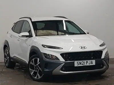 Used Hyundai Kona Premium 120 HP (88 kW) 2021 White SUV