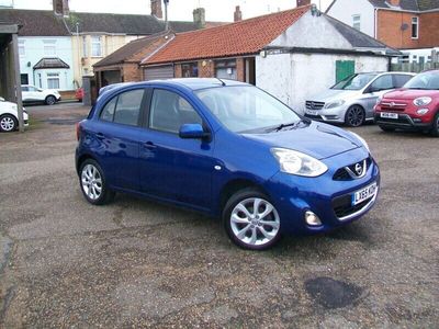 used Nissan Micra 1.2 Tekna 5dr, Only 47,000 miles fsh, £35 road tax, Parking sensors, Satnav