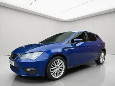 Begagnad Seat Leon SE Dynamic 2018 Blå Halvkombi