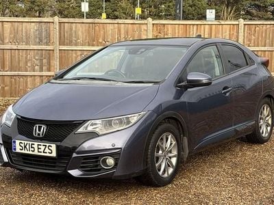 Blue Used 2015 Honda Civic SR Hatchback | £6,700 (Fair price)