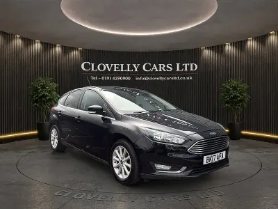 Used Ford Focus Titanium 150 HP (110 kW) 2017 Black Hatchback