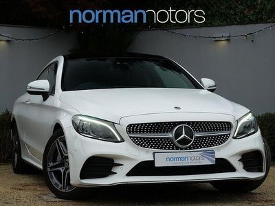 White Used 2020 Mercedes C200 AMG line Coupe | £22,995 (A bit pricey)