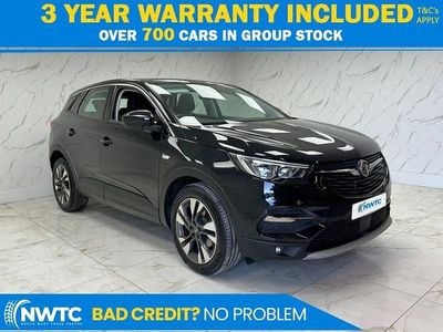 Used Vauxhall Grandland X Sport 130 HP (95 kW) 2019 Black SUV
