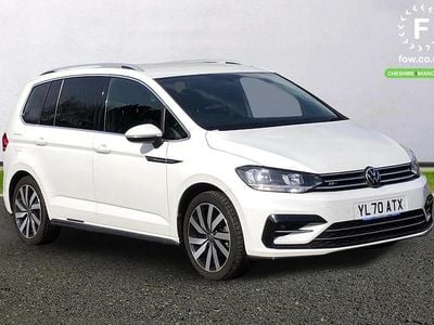 Begagnad VW Touran R-line 150 HK (110 kW) 2021 Vit Minibuss
