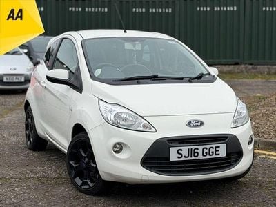 Used Ford Ka Zetec 69 HP (50 kW) 2016 White Hatchback