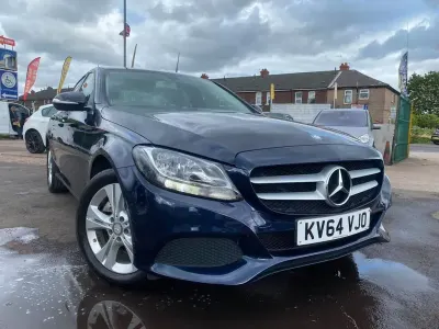 Used Mercedes C200 SE 184 HP (135 kW) 2015 Blue Sedan