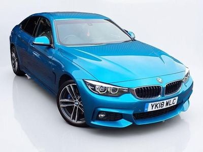 Used BMW 430 M Sport 252 HP (185 kW) 2018 Blue Coupe