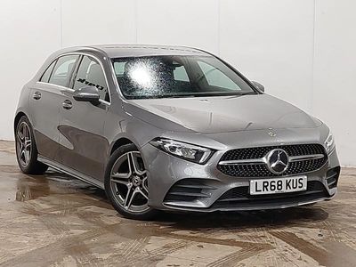 Used Mercedes A200 AMG line 163 HP (119 kW) 2018 Grey Hatchback
