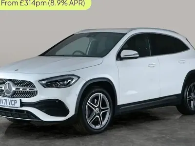 Usado Mercedes GLA250 Exclusive 218 HP (160 kW) 2021 Branco SUV