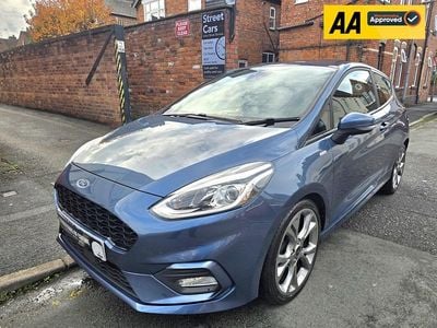 Used Ford Fiesta ST-Line 100 HP (73 kW) 2019 Blue Hatchback