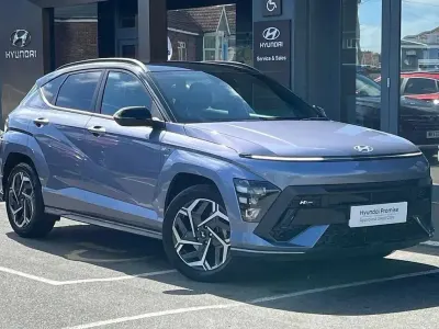 Used Hyundai Kona N Line 139 HP (102 kW) 2024 Blue SUV