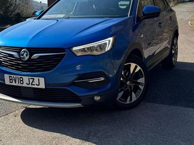 Used Vauxhall Grandland X Sport 130 HP (95 kW) 2018 Blue SUV