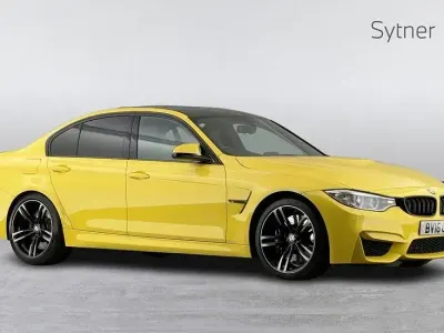 Used BMW M3 Shadowline 425 HP (312 kW) 2016 Yellow Sedan