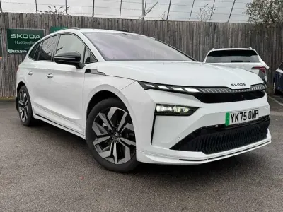 Used Skoda Enyaq iV SportLine 210 kW (286 HP) 2025 White SUV