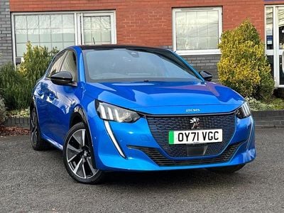 Used Peugeot e-208 GTi 100 kW (136 HP) 2021 Blue Hatchback