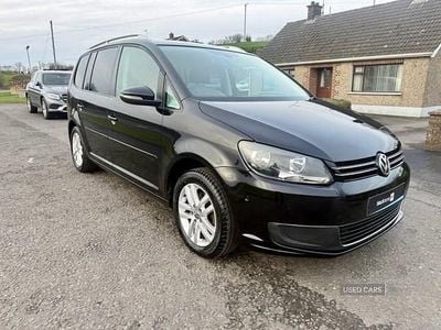 Used VW Touran SE 105 HP (77 kW) 2014 Black MPV
