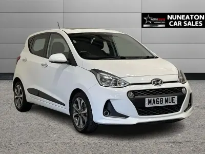 Used Hyundai i10 Premium SE 87 HP (63 kW) 2018 White Hatchback