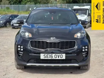 Used Kia Sportage GT-Line 177 HP (130 kW) 2016 Black SUV