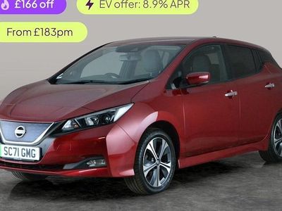 Used Nissan Leaf N-Connecta 160 kW (218 HP) 2021 Red Hatchback