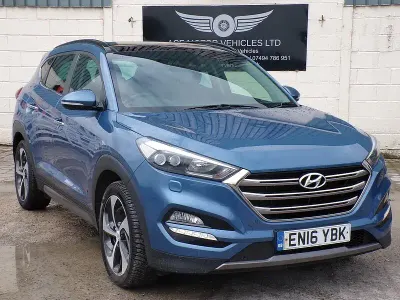Used Hyundai Tucson Premium SE 136 HP (100 kW) 2016 Blue SUV