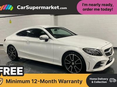 Used Mercedes C200 AMG line 184 HP (135 kW) 2019 White Coupe