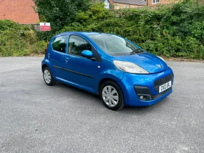Used Peugeot 107 Active 68 HP (50 kW) 2012 Blue Hatchback