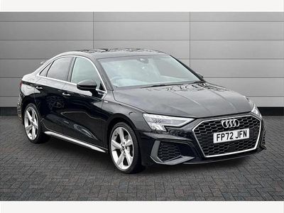Used Audi A3 S-Line 150 HP (110 kW) 2022 Mythos black Sedan