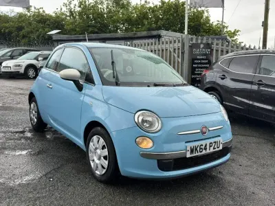Used Fiat 500 69 HP (50 kW) 2014 Blue Hatchback