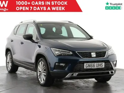 Used Seat Ateca 4Drive 190 HP (139 kW) 2016 Blue SUV