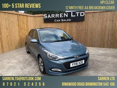 Blue Used 2016 Hyundai i20 Premium SE Hatchback | £10,495 (Good price)