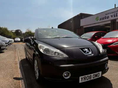 Used Peugeot 207 CC Sport 120 HP (88 kW) 2008 Black Cabriolet