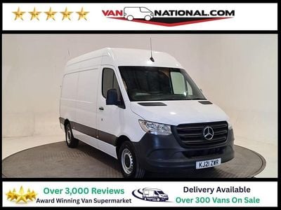Begagnad Mercedes Sprinter Progressive 150 HK (110 kW) 2021 Vit Van