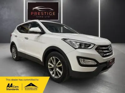 Używany Hyundai Santa Fe Premium 197 KM (144 kW) 2014 Biały SUV