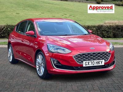 Red Used 2020 Ford Focus Vignale Hatchback | £14,965 (A bit pricey)