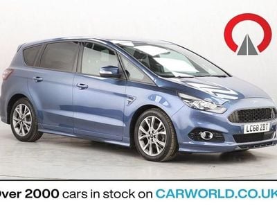 Used Ford S-MAX ST-Line 190 HP (139 kW) 2019 Blue MPV