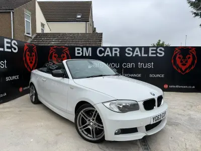 Used BMW 120 Cabriolet Sport Line 2013 White Cabriolet